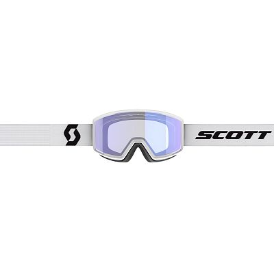 Превью Горнолыжная маска Маска горнолыжная SCOTT Factor Pro Mineral White/Black/Illuminator Blue Chrome (283567-7884342)